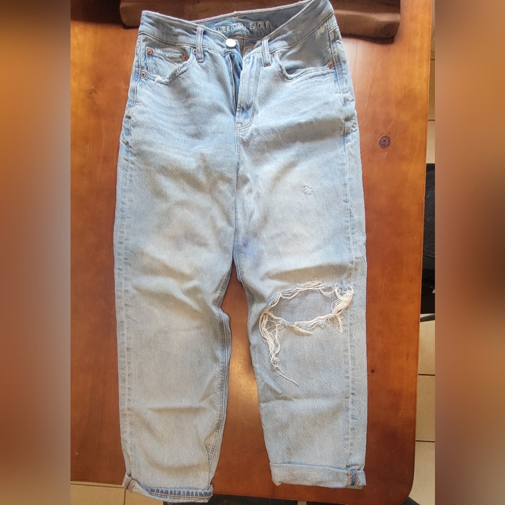90's boyfriend fit, American Eagle size 4 regular